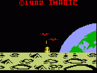 Demon Attack title screen for Intellivision